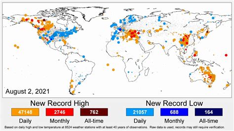 2021 Record High And Record Low Temperatures Worldwide Youtube
