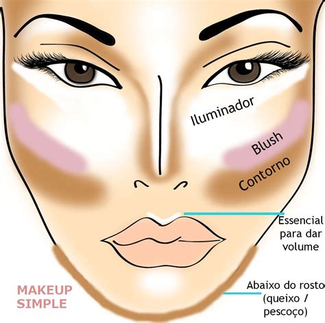 Highlighting And Contouring Ilumina O E Contorno Makeup Dicas De