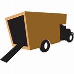 Icon Truck Brown Moving Movers Icons 3d