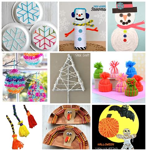 40 Fun Fantastic Yarn Crafts The Pinterested Parent