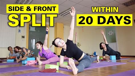Side And Front Split Within 20 Days 30 Minute Hip Opening Yoga For