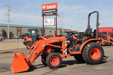 Compact Kubota Tractor With Front Loader Efficient Power In A Small
