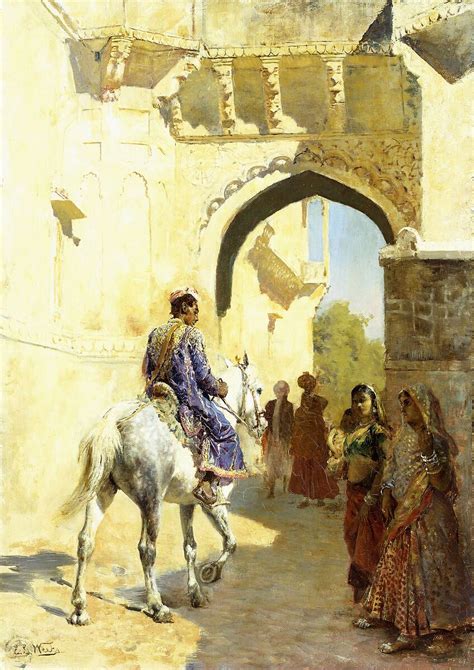 An Arab Scene De Edwin Lord Weeks Reproduction Tableau