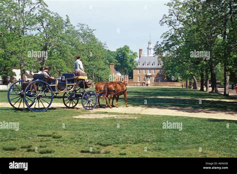 Horse Drawn Carriage Governors Palace Colonial Williamsburg