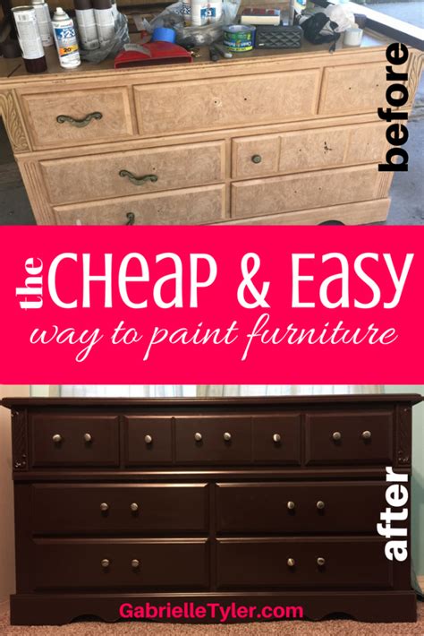 How To Spray Paint Wood Furniture Without Sanding Patio Furniture