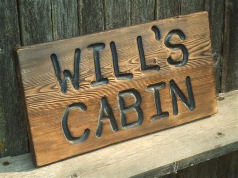 Personalized Custom Wood Sign Hand Carved Rustic Un Painted