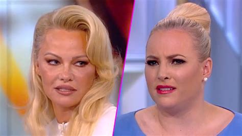 Watch Access Hollywood Interview Meghan Mccain Fiercely Confronts Pamela Anderson In Heated