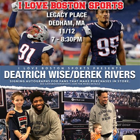 Hingham (ma), 02043, united states. Deatrich Wise & Derek Rivers Come To I Love Boston Sports ...