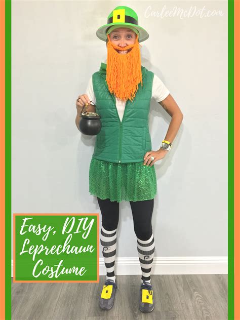 Carlee Mcdot Easy Diy Leprechaun Costume
