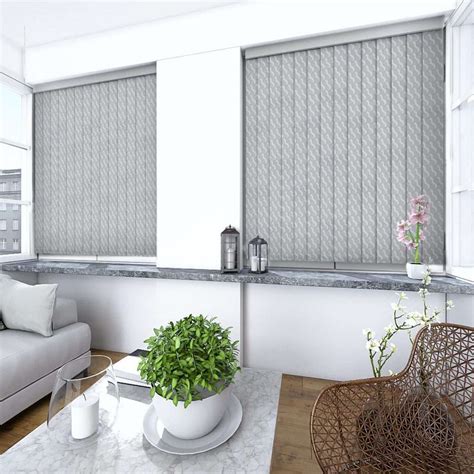 Nyla Soft Grey Vertical Replacement Slats Made To Measure Window