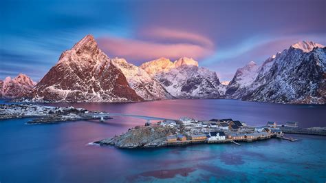 Download Reine Norway Mountain Photography Lofoten 4k Ultra Hd Wallpaper