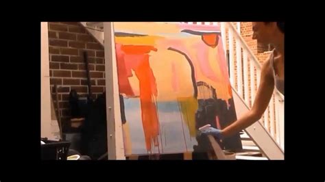 Abstract Painting Techniques Time Lapse Video With
