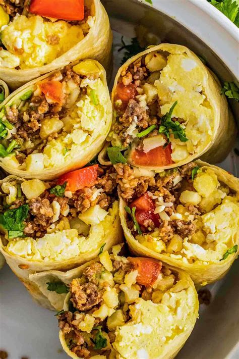 Breakfast Burrito Recipe Freezer Friendly Little Sunny Kitchen