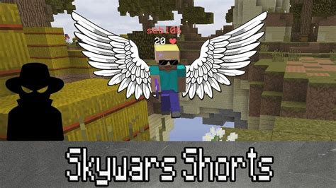 Minecraft Fly Hacker Meet Hypixel Skywars Shorts 1