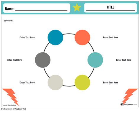 Graphic Organizer Circle Storyboard By Worksheet Templates