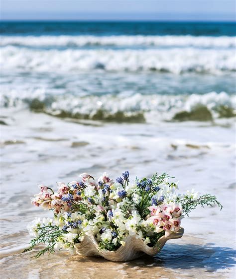 Beach Inspired Flower Arrangements Flower Magazine
