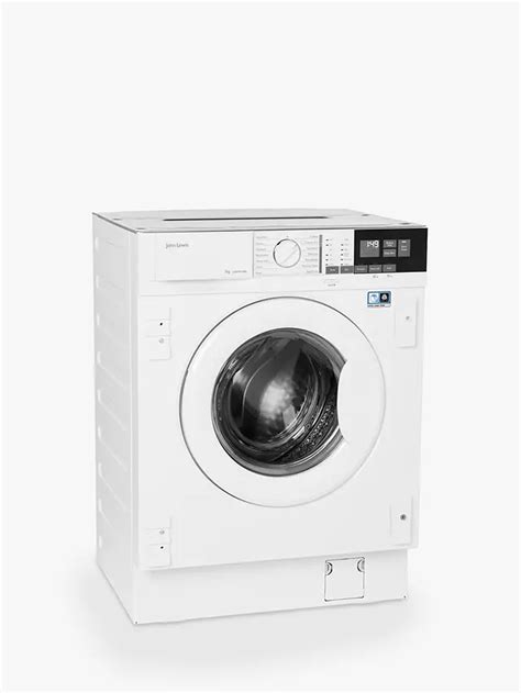 John Lewis And Partners Jlbiwm1404 Integrated Washing Machine 7kg Load 1400rpm Spin White