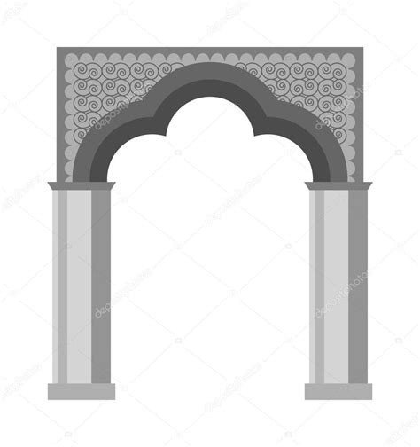 Arch Vector Icon Isolated ⬇ Vector Image By ©