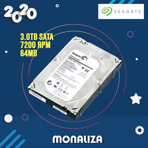 Seagate Desktop Hdd Barracuda 30tb Sata 7200 Rpm 64mb Monaliza