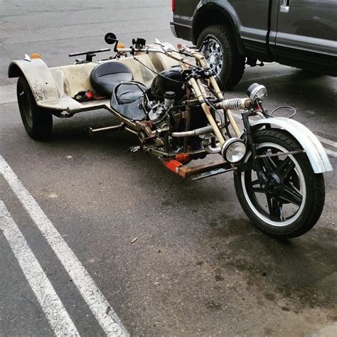Unique Custom Honda Motorcycle Trike Rat Rod