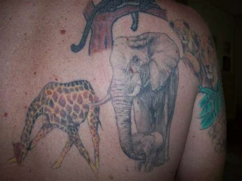 giraffe tattoo