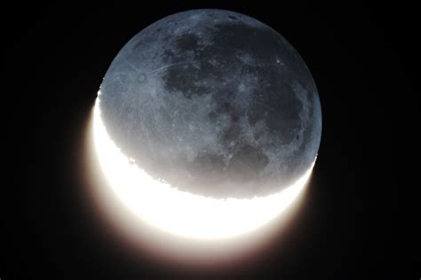 ¿qué Es La Luz Cenicienta De La Luna Captando El Cosmos