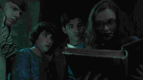 Set in the nixon era for some reason (the book didn't even come out until 1981), a group of young stranger things knockoffs explore an abandoned haunted house, because that's what kids are wont to do on halloween. 'Scary Stories to Tell in the Dark' Producer Guillermo del ...
