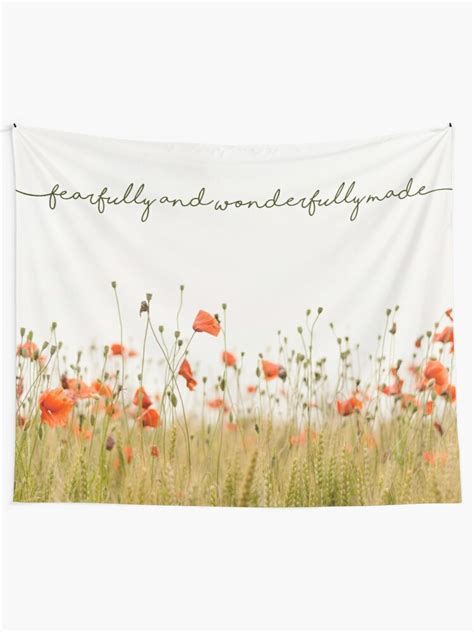 Well, at least they're one thing millennials probably don't tapestries are a great way to decorate your dorm without having to situate and assemble a bunch of tiny things together. "Fearfully and Wonderfully Made" Tapestry by birchandbark ...