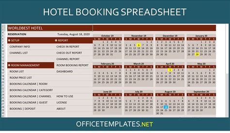 (exceltemplate.net) here you are at our site, content 8321 (8 excel booking calendar templateow2843) xls published by @excel templates format. Hotel Reservation Manager » OFFICETEMPLATES.NET
