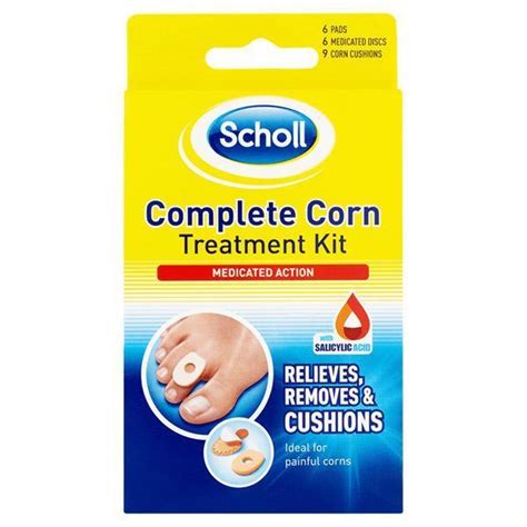 Complete Foot Corn Treatment And Removal Kit Scholl Uk