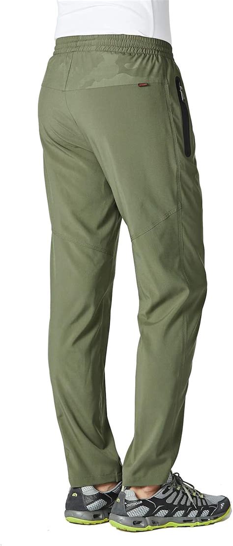 Tbmpoy Mens Outdoor Lightweight Hiking Mountain Pants Running Active