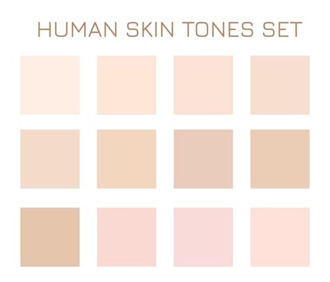 Premium Vector Creative Vector Illustration Of Human Skin Tone Color