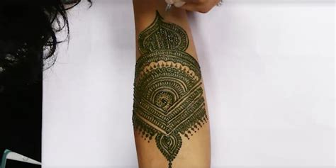 7 hours of henna tattoos in 95 seconds henna tattoo design video