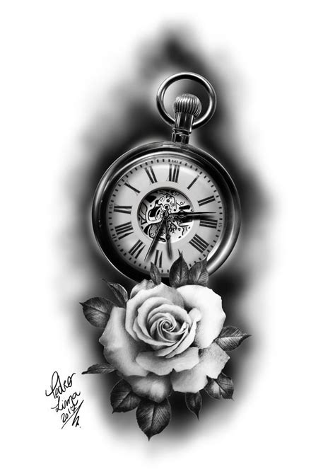 Dise Os De Tatuajes Tatuajes Clock Tattoo Design Watch Tattoos