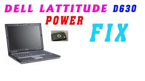 Dell Latitude D630 Repair Dell Lattitude Power Button How To Repair