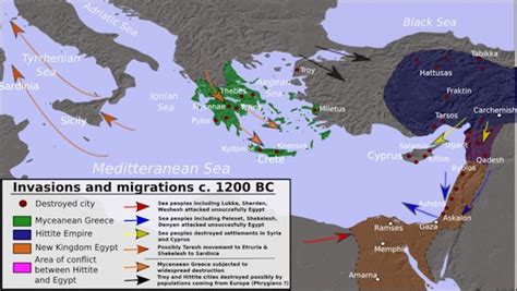 Origin Of The Phoenicians And Canaanites Sea Peoples And Philistines