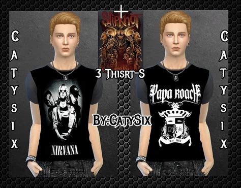 Rock Bands T Shirts Sims4 Sims 4 Sims Band Tshirts