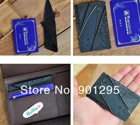 Free Shippingdrop Shipping Pocket Credit Card Folding Safety Knife