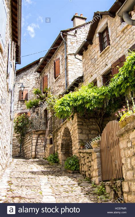 Lozère is a department in the region of occitanie in southern france, located near the massif central. Medieval Village Sainte-Enimie, Lozere France residential ...