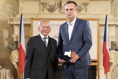 Jaroslav Kubera For The First Time As President Of The Senate Awards 12 Recipients Silver