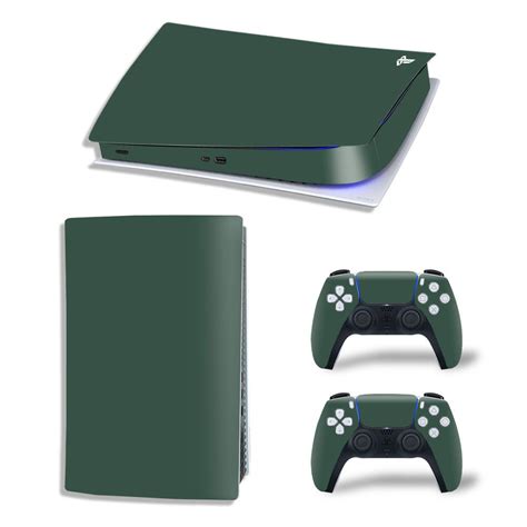 Ps5 Skin Dark Green Vinyl Decal Full Wrap Cover Stickers For Etsy