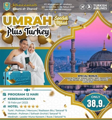 Paket Umroh Plus Turki 2023 Archives Khazzanah Tour Travel Umrah And Haji
