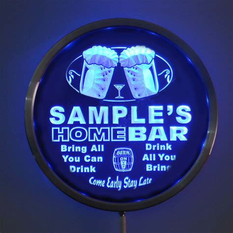 Custom Led Bar Signs