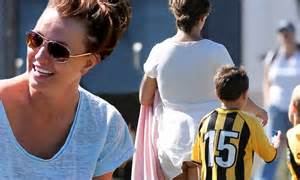 Britney Spears Bares Her Bottom As She Suffers A Marylin Monroe Moment At Sons Soccer Match