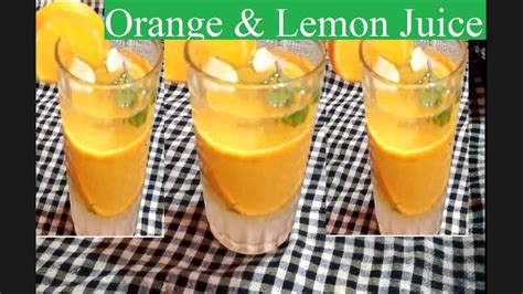 Orange Juice With Lemonorange And Lemon Juice Recipe With 3 Layers