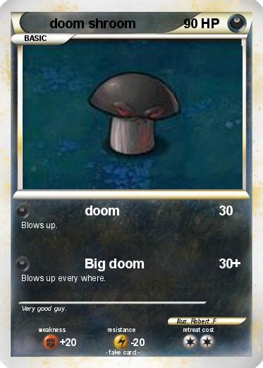 Pokémon Doom Shroom 8 8 Doom My Pokemon Card