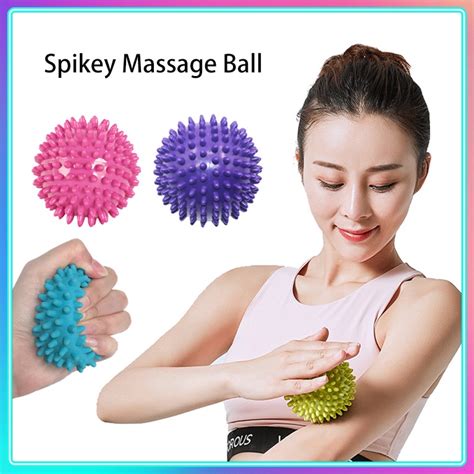 Hard Spiky Ball Massage Trigger Point Hand Exercise Stress Relief
