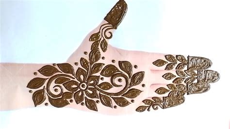 Very Beautiful Mehndi Design For Front Hands Unique Floral Mehndi