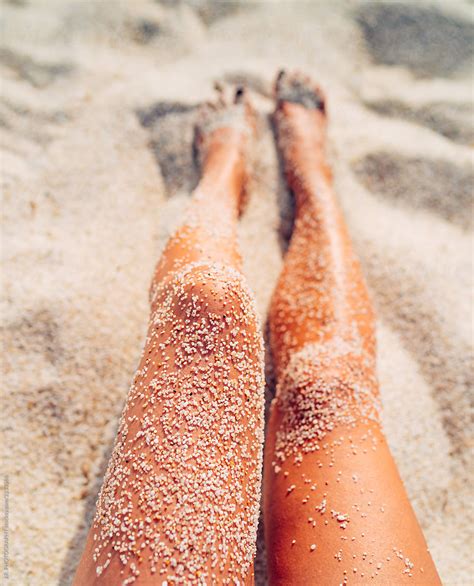 View Sandy Legs At The Beach By Stocksy Contributor J R PHOTOGRAPHY Stocksy