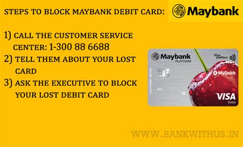 Select credit card no as your credential and enter your credit card number, valid thru and cvv. How to Block Maybank Debit Card? - Bank With Us
